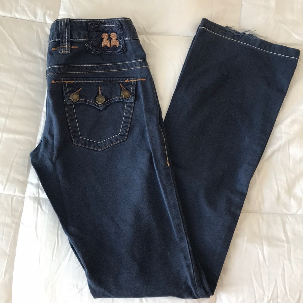 Twill Twenty-Two Boot Cut Blue jeans sz 25